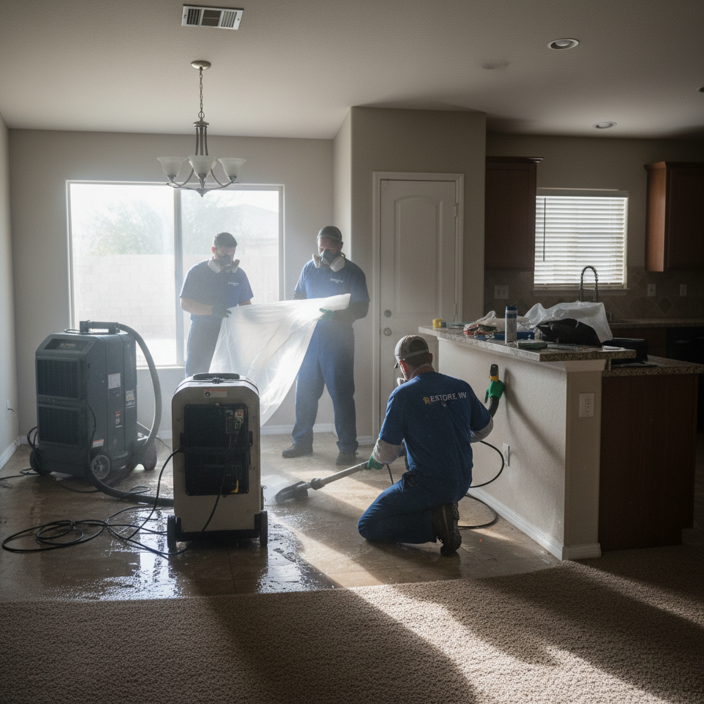 Water Damage Restoration work by North Las Vegas Water Damage Restoration in North Las Vegas